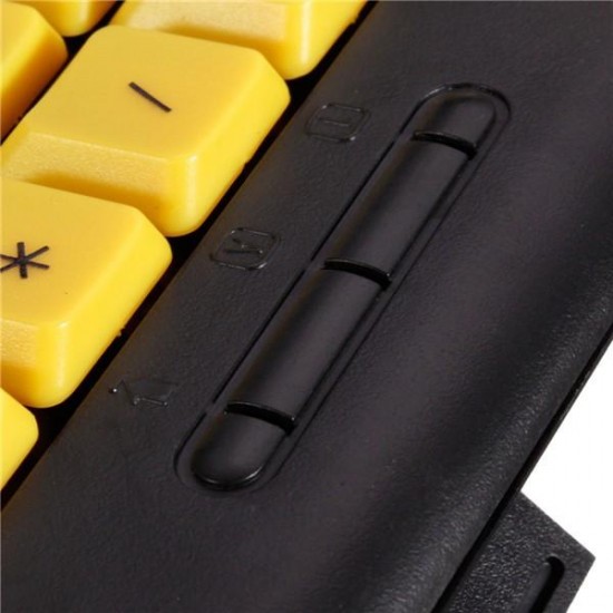Large Print USB Computer Keyboard High Contrast Yellow Keys Black Letter for Elder Large Print USB Computer Keyboard High Contrast Yellow Keys Black Letter for Elder