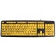 Large Print USB Computer Keyboard High Contrast Yellow Keys Black Letter for Elder Large Print USB Computer Keyboard High Contrast Yellow Keys Black Letter for Elder