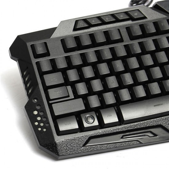 M200 USB 3 Colors LED Backlit Wired Gaming Keyboard M200 USB 3 Colors LED Backlit Wired Gaming Keyboard