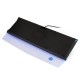 MK8 108 Keys Blue Switch USB2.0 Wired RGB Backlight Mechanical Waterproof Gaming Keyboard with Transparent Hand Rest