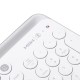 104Keys Wireless bluetooth Dual Mode Membrane Keyboard White 104Keys Wireless bluetooth Dual Mode Membrane Keyboard White