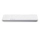 104Keys Wireless bluetooth Dual Mode Membrane Keyboard White