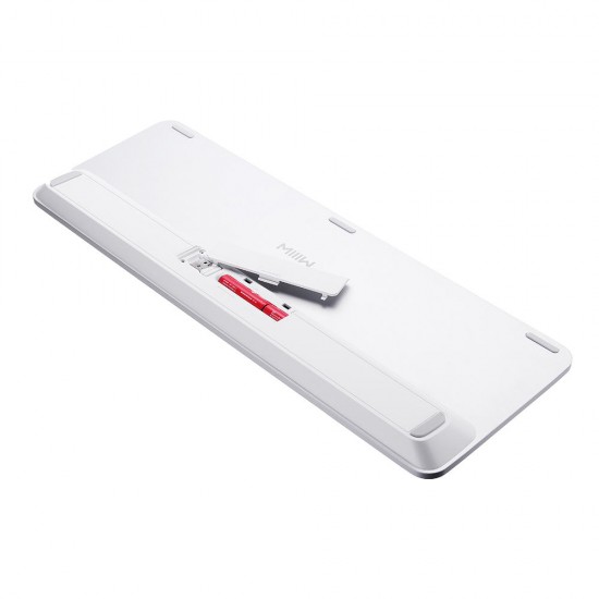 104Keys Wireless bluetooth Dual Mode Membrane Keyboard White 104Keys Wireless bluetooth Dual Mode Membrane Keyboard White
