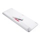 104Keys Wireless bluetooth Dual Mode Membrane Keyboard White 104Keys Wireless bluetooth Dual Mode Membrane Keyboard White
