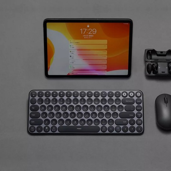 MWXKT01 Wireless Dual Mode Keyboard 85 Keys 2.4GHz+bluetooth 4.2 Mini Ultra Slim Keyboard for Computers Laptop PC Smartphone MWXKT01 Wireless Dual Mode Keyboard 85 Keys 2.4GHz+bluetooth 4.2 Mini Ultra Slim Keyboard for Computers Laptop PC Smartphone
