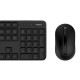 Wireless Keyboard & Mouse Set for Windows/Mac One-button Switching 104 Keys 2.4GHz IPX4 Waterproof Keyboard