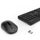 Wireless Keyboard & Mouse Set for Windows/Mac One-button Switching 104 Keys 2.4GHz IPX4 Waterproof Keyboard