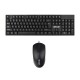 X2 USB Wired Waterproof Business Office Keyboard and 1000DPI Office Mouse for PC Laptop