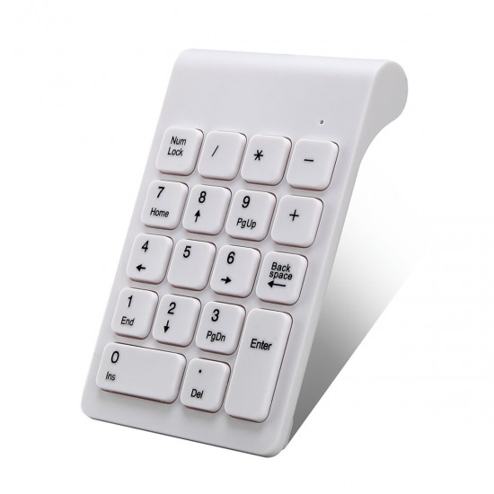 MLD-268 Wireless Numeric Keypad 2.4G 18 Keys Mini Digital Number Pad Portable Silent Financial Accounting Keyboard MLD-268 Wireless Numeric Keypad 2.4G 18 Keys Mini Digital Number Pad Portable Silent Financial Accounting Keyboard