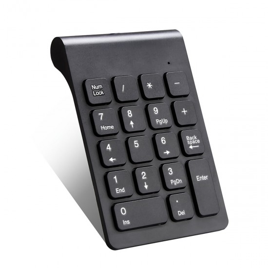 MLD-268 Wireless Numeric Keypad 2.4G 18 Keys Mini Digital Number Pad Portable Silent Financial Accounting Keyboard MLD-268 Wireless Numeric Keypad 2.4G 18 Keys Mini Digital Number Pad Portable Silent Financial Accounting Keyboard