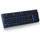 104Keys RGB LED Effects French German English Layout With Mechanical Handfeel