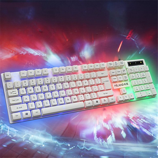 T6 Wired Gaming Keyboard and Mouse Set 104 Key USB RGB Backlight for Laptop Computer PC T6 Wired Gaming Keyboard and Mouse Set 104 Key USB RGB Backlight for Laptop Computer PC