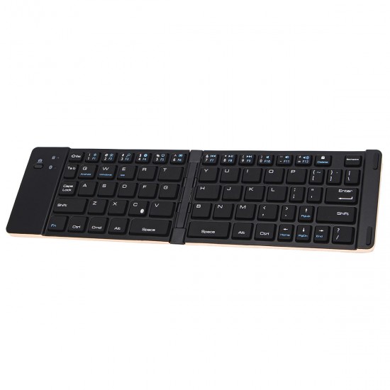 Mini Wireless Foldable Keyboard bluetooth 3.0 66Keys Wireless Rechargeable Keyboard