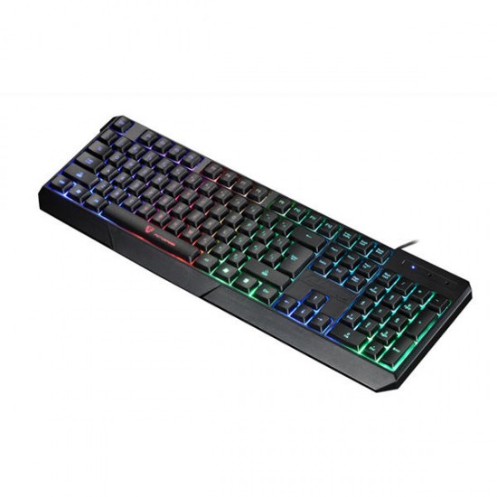 K70 Waterproof Colorful LED Illuminated Backlit USB Wired Gaming Keyboard