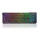 K70 Waterproof Colorful LED Illuminated Backlit USB Wired Gaming Keyboard