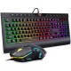 G21 + CW902 Gaming Keyboard & Mouse Set Wired RGB 6400DPI Mouse Mechanical Keyboard Set for PC Laptop Gamers