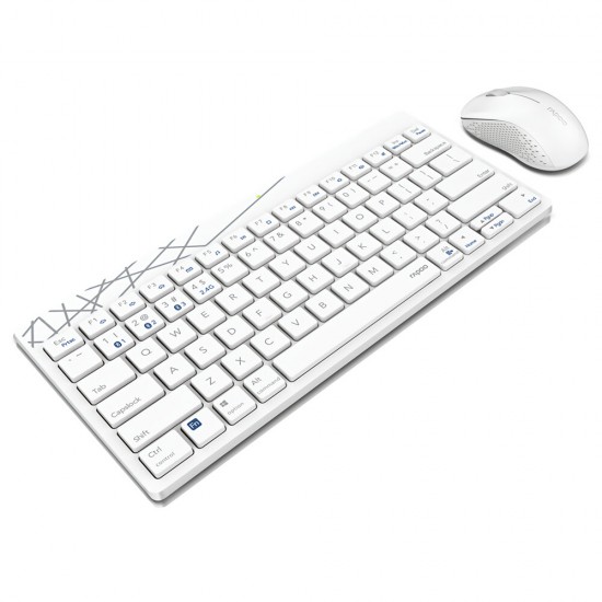 8000T Multi-Mode Wireless Keyboard & Mouse Set bluetooth 3.0/4.0/2.4G 78 Keys Keyboard 1300DPI Mouse Home Office Business Keyboard Mouse Combo 8000T Multi-Mode Wireless Keyboard & Mouse Set bluetooth 3.0/4.0/2.4G 78 Keys Keyboard 1300DPI Mouse Home Office Business Keyboard Mouse Combo