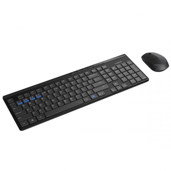 8100M Multi-Mode Wireless Keyboard & Mouse Set bluetooth 3.0 / 4.0 / 2.4G 109 Keys Keyboard and 1300DPI Ergonomic Mouse Combo Set 8100M Multi-Mode Wireless Keyboard & Mouse Set bluetooth 3.0 / 4.0 / 2.4G 109 Keys Keyboard and 1300DPI Ergonomic Mouse Combo Set