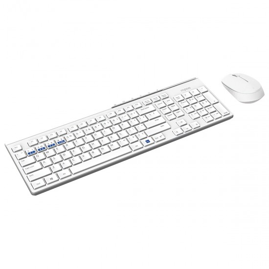 8100M Multi-Mode Wireless Keyboard & Mouse Set bluetooth 3.0 / 4.0 / 2.4G 109 Keys Keyboard and 1300DPI Ergonomic Mouse Combo Set 8100M Multi-Mode Wireless Keyboard & Mouse Set bluetooth 3.0 / 4.0 / 2.4G 109 Keys Keyboard and 1300DPI Ergonomic Mouse Combo Set