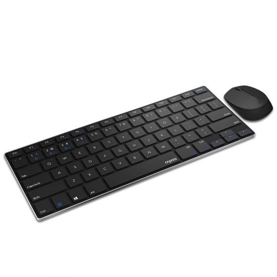9000G Wireless Keyboard & Mouse Set bluetooth 3.0/4.0 2.4GHz Multi-Mode 78 Keys Keyboard 1300DPI Mouse for Mac Windows