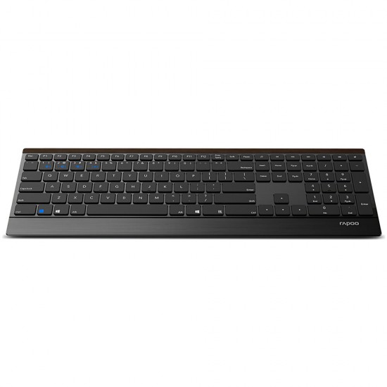 E9500G 112 keys Wireless Keyboard bluetooth 3.0/4.0/2.4G Three-Mode Ultra Thin Office Business Keyboard for Computer Laptop PC