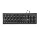 RK907 104 Keys Ultra - Thin USB Wired Desktop Computer Keyboard