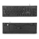 RK907 104 Keys Ultra - Thin USB Wired Desktop Computer Keyboard