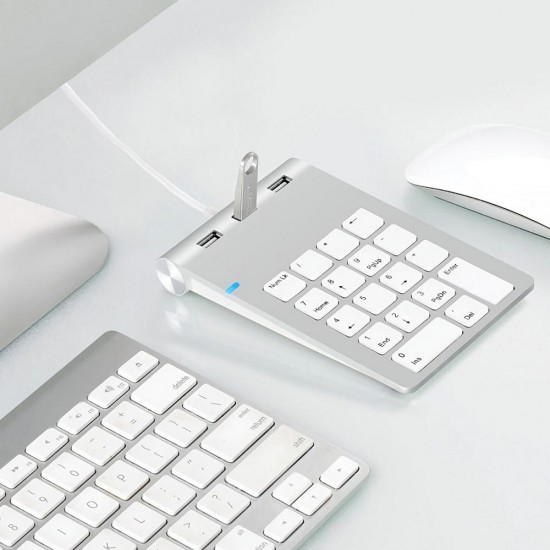 USB 2.0 Numeric Keypad Keyboard with 3-Port USB 2.0 Hub USB 2.0 Numeric Keypad Keyboard with 3-Port USB 2.0 Hub