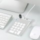 USB 2.0 Numeric Keypad Keyboard with 3-Port USB 2.0 Hub