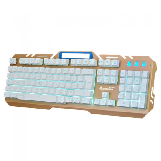 104 Keys RGB Backlight Keyboard Void Warship Suspension Keycaps Wired Mechanical Keyboard for Laptop Notebook Computer PC