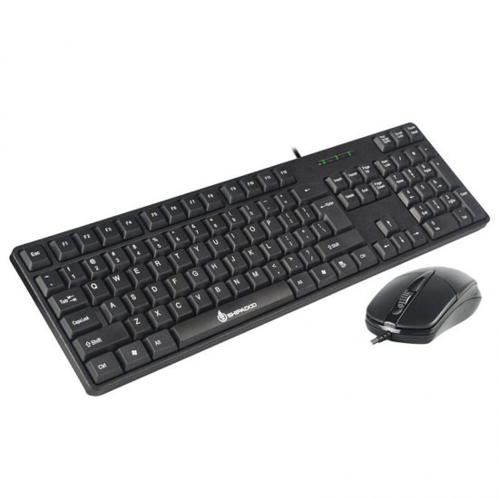 D100 Wired Keyboard & Mouse Set Desktop 104 keys USB Gaming Office Keyboard Mouse For Laptop PC Computer