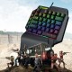 F6 Wired Single Handed RGB Backlight Gaming Keyboard 39 Keys One Hand Ergonomic Game Keypad for PC Laptop Pro PUBG Gamer