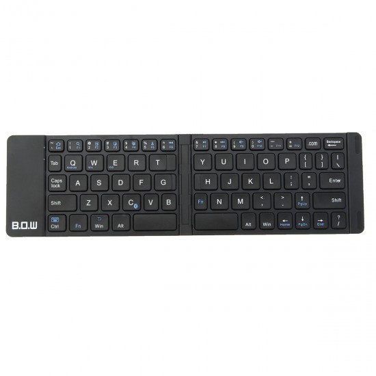 Small Size Foldable bluetooth Aluminum Alloy Bottom Shell Keyboard