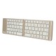 Small Size Foldable bluetooth Aluminum Alloy Bottom Shell Keyboard