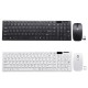 Ultra Thin 2.4GHz Wireless 101 Keys Keyboard and 1000DPI Mouse Combo Set With Keyboard Cover
