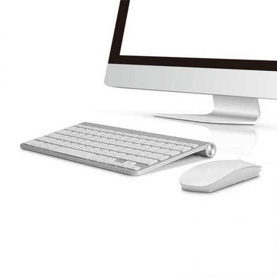 Ultra Thin 2.4GHz Wireless Keyboard and 1200DPI Wireless Ultra Thin Mouse Combo Set with USB Receiver For PC Computer Ultra Thin 2.4GHz Wireless Keyboard and 1200DPI Wireless Ultra Thin Mouse Combo Set with USB Receiver For PC Computer