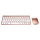 Ultra Thin 2.4GHz Wireless Keyboard and 1200DPI Wireless Ultra Thin Mouse Combo Set with USB Receiver for PC Computer