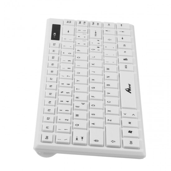 Ultra Thin 2.4GHz Wireless Keyboard with USB Receiver For PC Computer