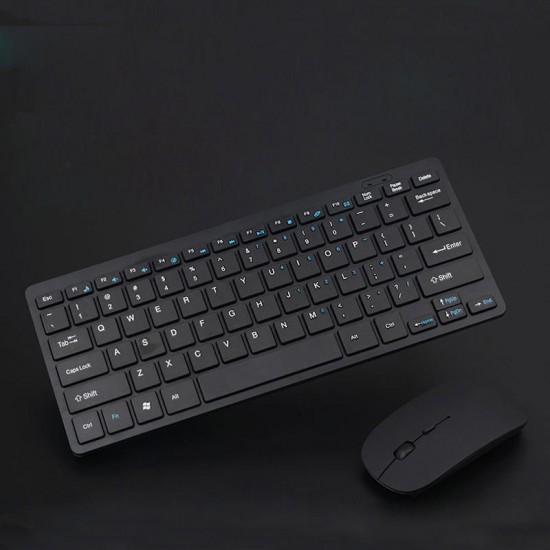 Ultra Thin Mini 2.4GHz Wireless Keyboard and Wireless Mouse Mice Kit Combo Set