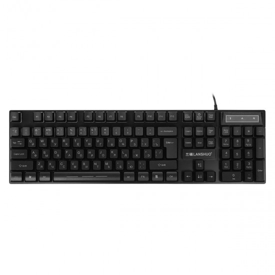 Wired Russian 104 Keys Gaming Keyboard & Mouse Set Ergonomic Mouse Combo Home Office Kit for Laptop Computer PC