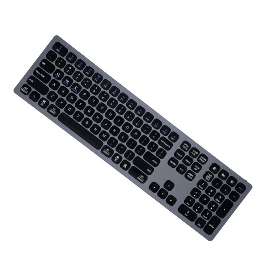 Wireless bluetooth Keyboard 110 Keys Multi-Device Connection Aluminum Alloy Wireless Type-C Rechargeable Keyboard Wireless bluetooth Keyboard 110 Keys Multi-Device Connection Aluminum Alloy Wireless Type-C Rechargeable Keyboard