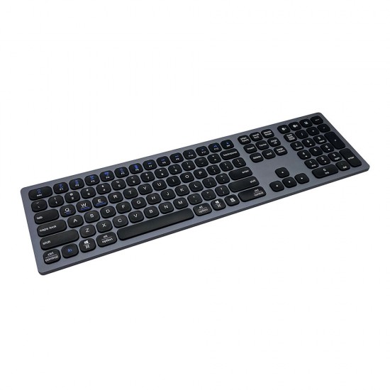 Wireless bluetooth Keyboard 110 Keys Multi-Device Connection Aluminum Alloy Wireless Type-C Rechargeable Keyboard Wireless bluetooth Keyboard 110 Keys Multi-Device Connection Aluminum Alloy Wireless Type-C Rechargeable Keyboard