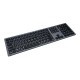Wireless bluetooth Keyboard 110 Keys Multi-Device Connection Aluminum Alloy Wireless Type-C Rechargeable Keyboard