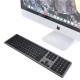 Wireless bluetooth Keyboard 110 Keys Multi-Device Connection Aluminum Alloy Wireless Type-C Rechargeable Keyboard