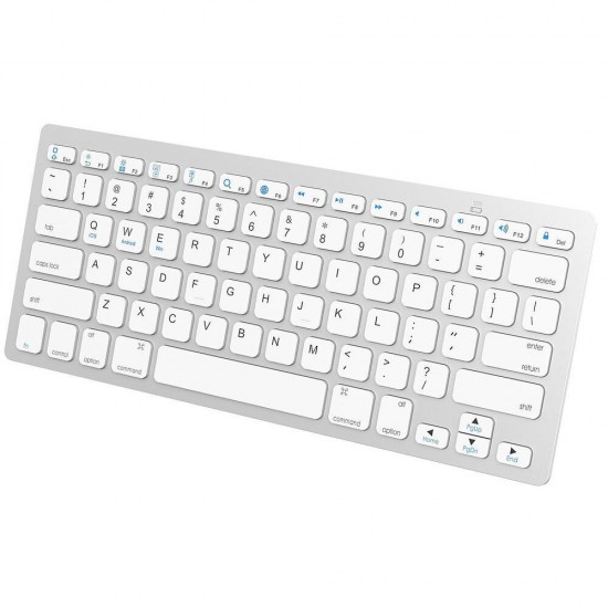 Wireless bluetooth Keyboard Rechargeable Ultra-Thin Home Office Keyboard For iPad Apple Mac Computer iOS Windows Android Tablet