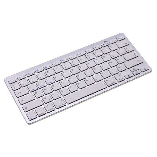 Wireless bluetooth Keyboard Rechargeable Ultra-Thin Home Office Keyboard For iPad Apple Mac Computer iOS Windows Android Tablet