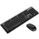 N520 2.4GHz Wireless Retro Keyboard and Mouse Combo Set for School Office Use