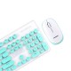 N520 2.4GHz Wireless Retro Keyboard and Mouse Combo Set for School Office Use