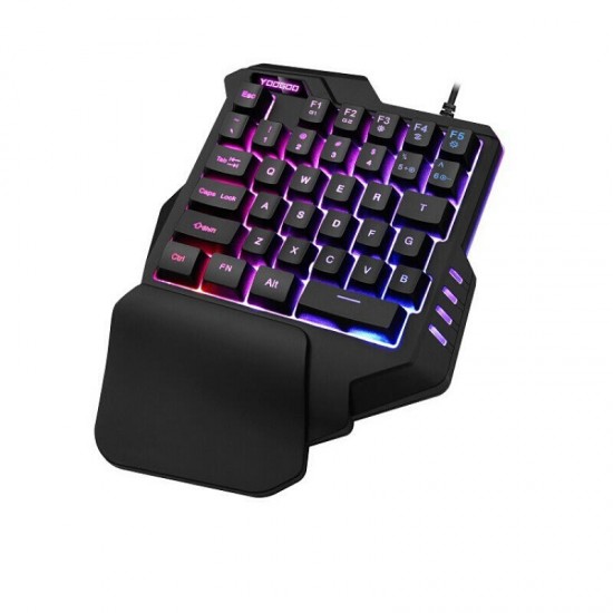 G92 Single Hand Gaming Keyboard 35 Keys One Hand Left Hand Mobile Game USB Keyboard for Computer Laptop PC G92 Single Hand Gaming Keyboard 35 Keys One Hand Left Hand Mobile Game USB Keyboard for Computer Laptop PC