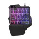 G92 Single Hand Gaming Keyboard 35 Keys One Hand Left Hand Mobile Game USB Keyboard for Computer Laptop PC